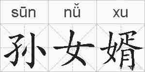 孙女婿的拼音