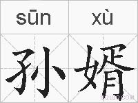 孙婿的拼音