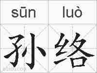 孙络的拼音