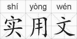 实用文的拼音