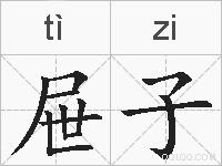 屉子的拼音