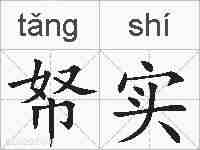 帑实的拼音