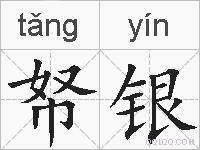 帑银的拼音