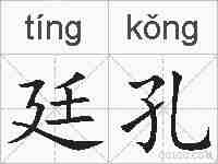 廷孔的拼音