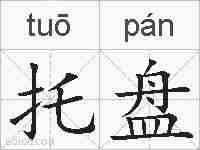 托盘的拼音