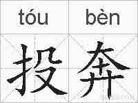 投奔的拼音