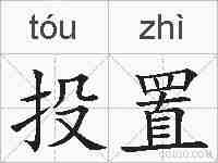 投置的拼音