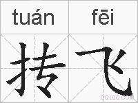 抟飞的拼音