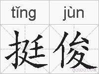 挺俊的拼音