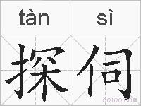 探伺的拼音