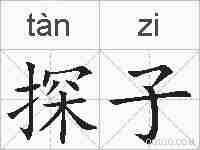 探子的拼音