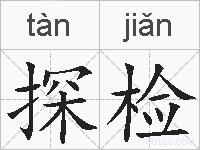 探检的拼音