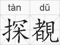 探覩的拼音