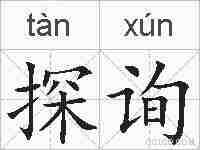 探询的拼音