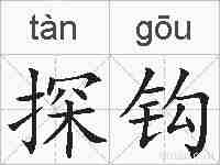 探钩的拼音