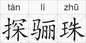 探骊珠的拼音