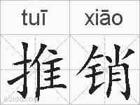 推销的拼音