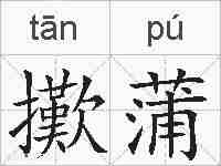 擹蒲的拼音