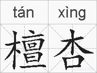 檀杏的拼音