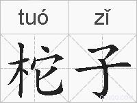 柁子的拼音
