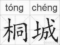 桐城的拼音