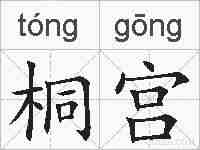 桐宫的拼音