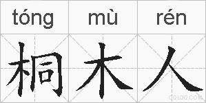 桐木人的拼音