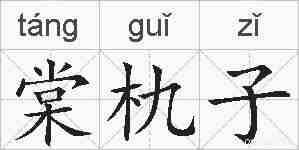 棠朹子的拼音
