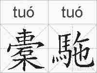 橐駞的拼音