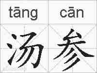 汤参的拼音