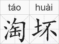 淘坏的拼音