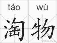 淘物的拼音