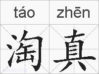 淘真的拼音
