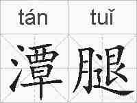 潭腿的拼音