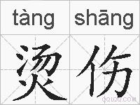烫伤的拼音
