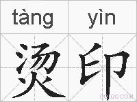 烫印的拼音