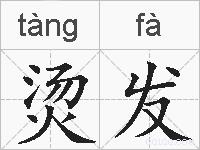 烫发的拼音