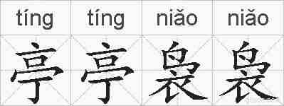 亭亭袅袅的拼音