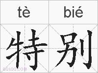 特别的拼音