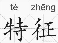 特征的拼音