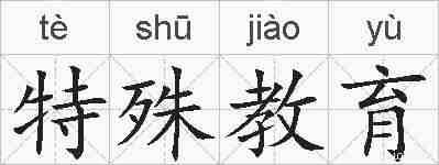 特殊教育的拼音