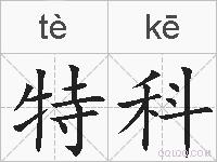 特科的拼音