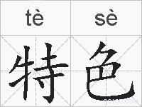 特色的拼音