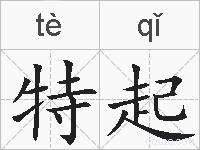 特起的拼音