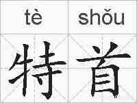 特首的拼音
