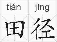 田径的拼音