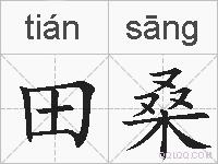 田桑的拼音