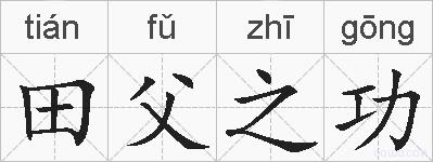 田父之功的拼音