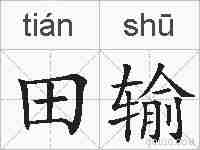 田输的拼音