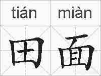 田面的拼音